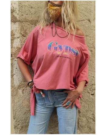 ☮Tee-Shirt Gypsy Loose -...